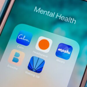 an image showing mental health apps